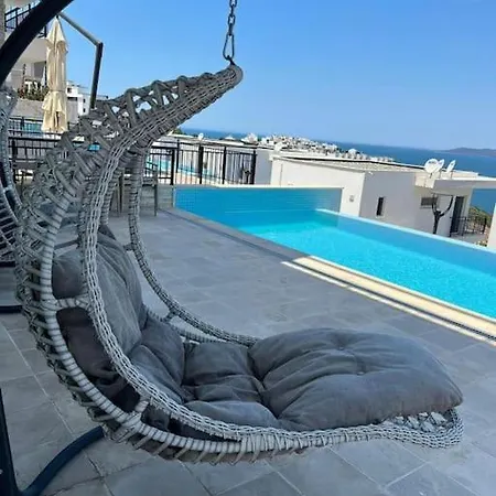 4+1 With Private Pool And Garage Milas